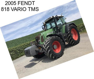 2005 FENDT 818 VARIO TMS