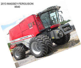 2013 MASSEY-FERGUSON 9540