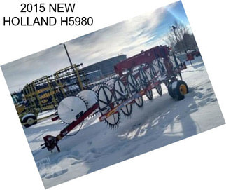 2015 NEW HOLLAND H5980