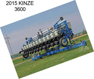 2015 KINZE 3600