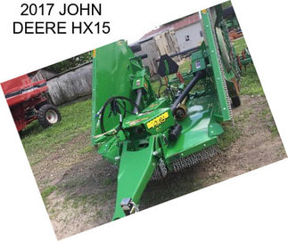 2017 JOHN DEERE HX15