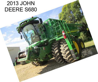 2013 JOHN DEERE S680