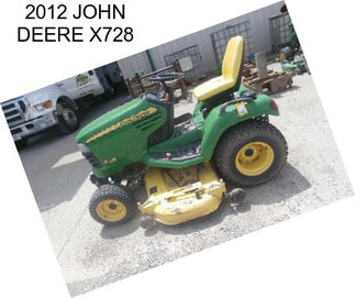 2012 JOHN DEERE X728