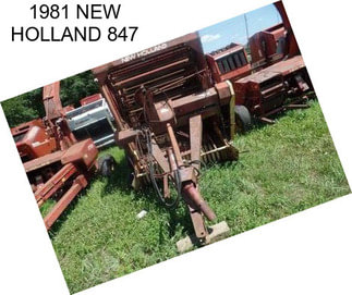 1981 NEW HOLLAND 847