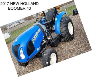 2017 NEW HOLLAND BOOMER 40