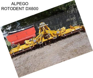 ALPEGO ROTODENT DX600