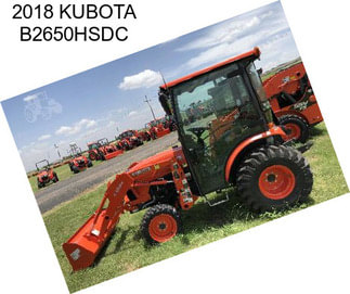 2018 KUBOTA B2650HSDC