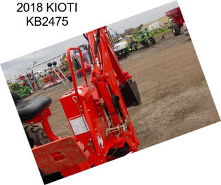 2018 KIOTI KB2475