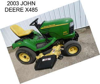 2003 JOHN DEERE X485