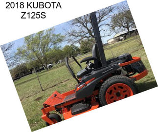 2018 KUBOTA Z125S