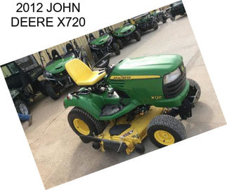 2012 JOHN DEERE X720