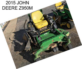 2015 JOHN DEERE Z950M