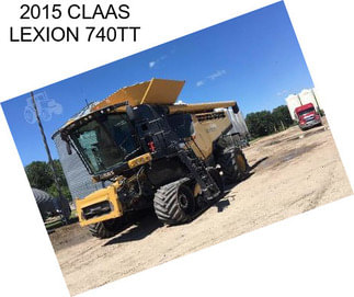 2015 CLAAS LEXION 740TT
