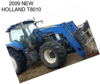 2009 NEW HOLLAND T8010