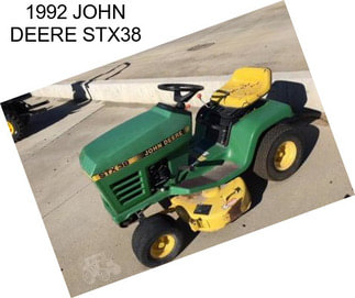 1992 JOHN DEERE STX38