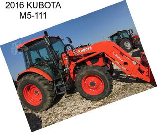 2016 KUBOTA M5-111