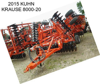 2015 KUHN KRAUSE 8000-20