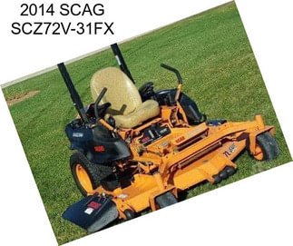 2014 SCAG SCZ72V-31FX