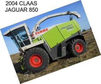 2004 CLAAS JAGUAR 850