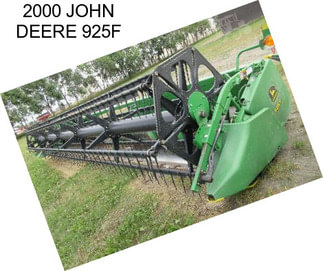 2000 JOHN DEERE 925F