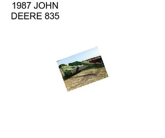 1987 JOHN DEERE 835