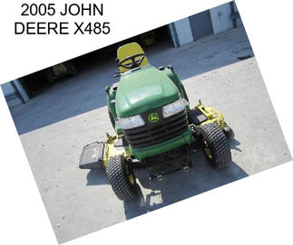 2005 JOHN DEERE X485