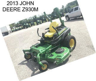 2013 JOHN DEERE Z930M