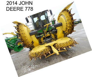 2014 JOHN DEERE 778