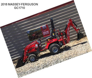 2018 MASSEY-FERGUSON GC1710