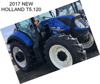 2017 NEW HOLLAND T5.120