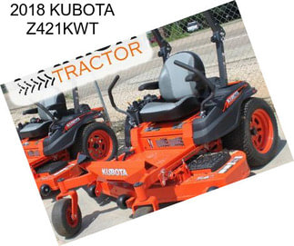 2018 KUBOTA Z421KWT