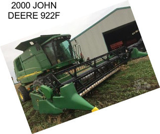 2000 JOHN DEERE 922F