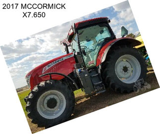 2017 MCCORMICK X7.650