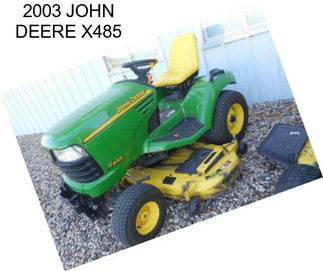 2003 JOHN DEERE X485