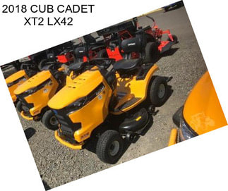 2018 CUB CADET XT2 LX42