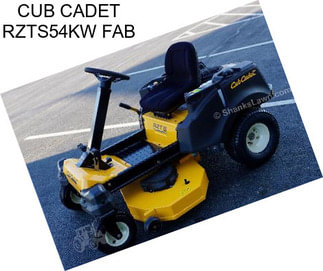 CUB CADET RZTS54KW FAB