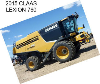 2015 CLAAS LEXION 760