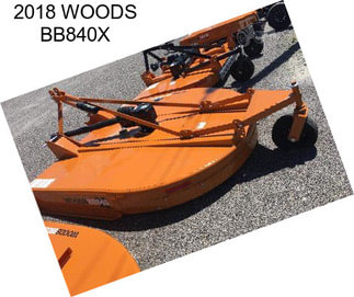 2018 WOODS BB840X