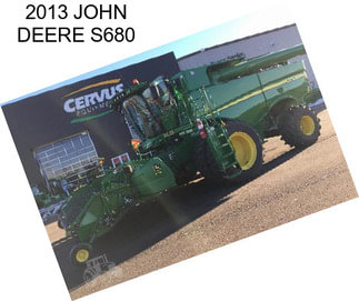 2013 JOHN DEERE S680