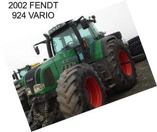 2002 FENDT 924 VARIO