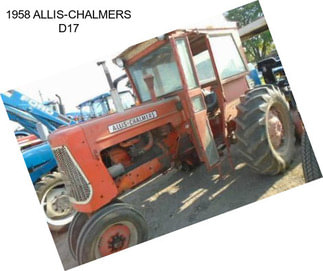 1958 ALLIS-CHALMERS D17