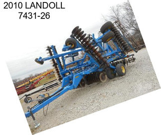 2010 LANDOLL 7431-26