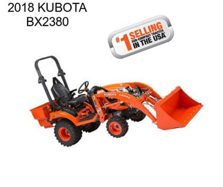2018 KUBOTA BX2380