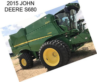 2015 JOHN DEERE S680