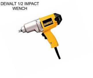 DEWALT 1/2\