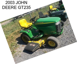 2003 JOHN DEERE GT235