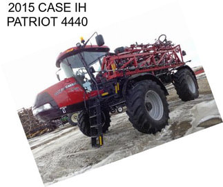 2015 CASE IH PATRIOT 4440