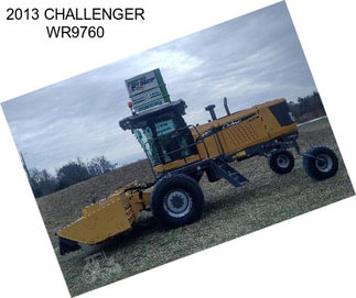 2013 CHALLENGER WR9760