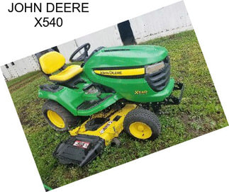 JOHN DEERE X540