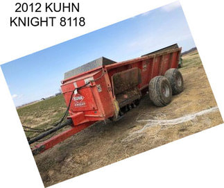 2012 KUHN KNIGHT 8118